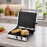 Panineuse gaufrier grille et raclette