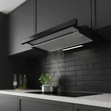 Hotte Télescopique Extra EHT2-60BG Noir