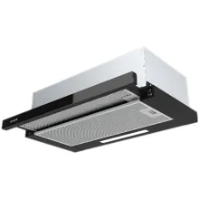 Hotte Télescopique Extra EHT2-60BG Noir
